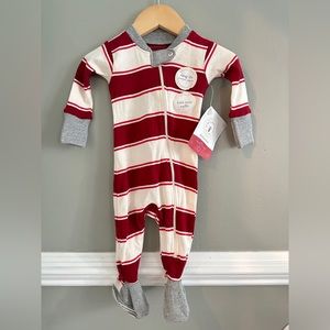 Burt’s Bees Baby Holiday Footed PJ